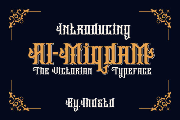 Almiqdam Font Review: Bold Blackletter for Campaigns