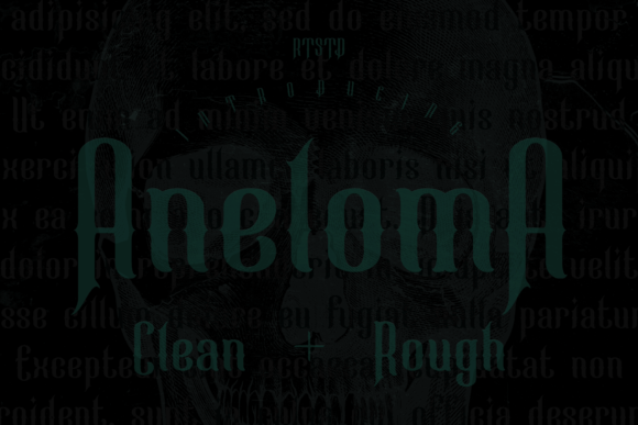 Aneloma: A Refined Blackletter Typeface for Modern Editorial Design