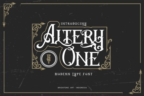 Artery One: A Distinct Blackletter Font for Bold Branding