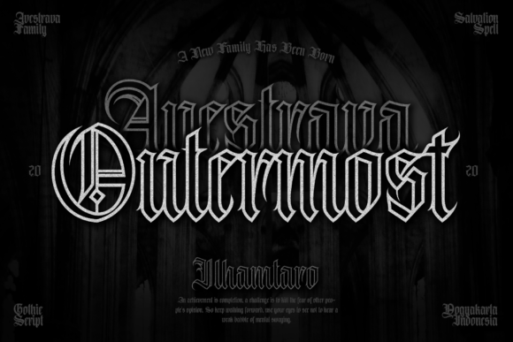 Avestrava Outermost: A Bold Blackletter Font for Campaigns