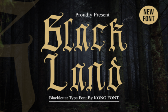 Black Land Review: A Bold Blackletter for Modern Branding
