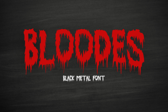 Bloodes Font: The Blackletter Typeface for Bold Campaigns