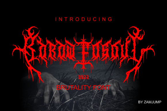 Borowedsoul: A Bold Blackletter Font for Edgy Branding