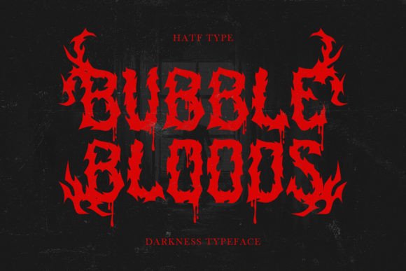Bubblebloods Font Review: A Gothic Display Typeface for Web