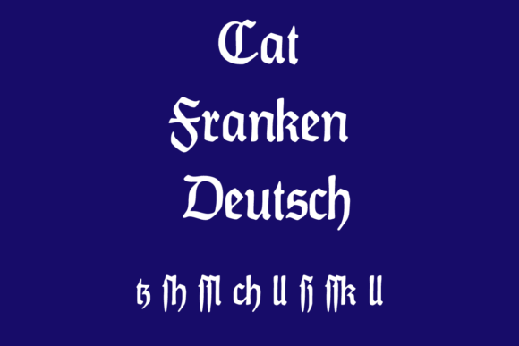 CAT Franken Deutsch: A Gothic Typeface for Bold Marketing