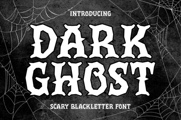 Dark Ghost: A Bold Blackletter for Modern Brand Identity