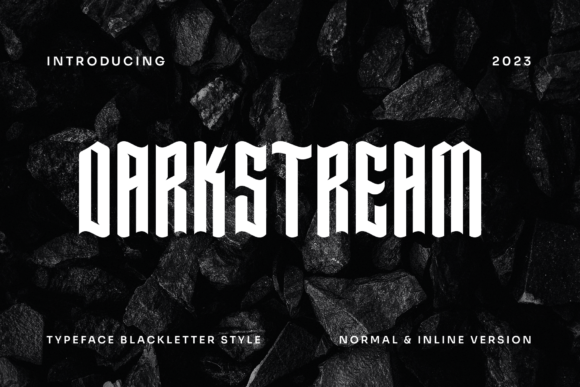 Darkstream: A Modern Blackletter Typeface for Editorial Design