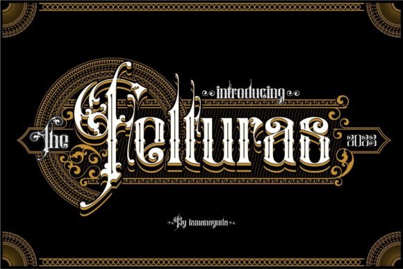 Felturas Font: Victorian Blackletter for Crafters