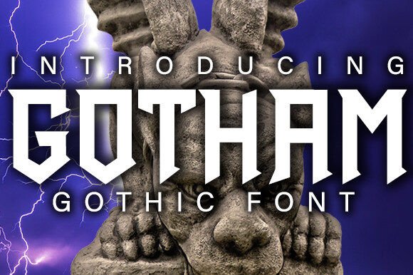 Gotham Font: Bold Blackletter for Campaigns