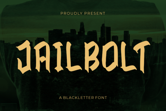 Jailbolt: The Bold Blackletter Font for Brand Identity