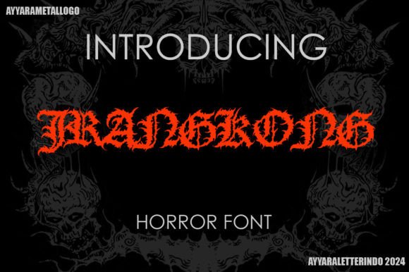 Jrangkong: A Blackletter Typeface for Bold Campaigns