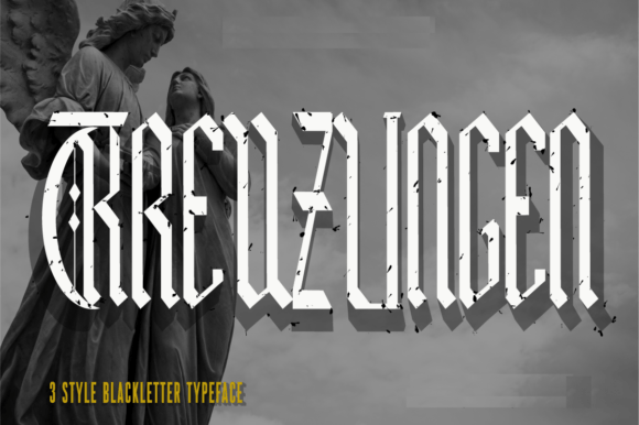Kreuzlingen: A Bold Blackletter Typeface for Editorial Impact