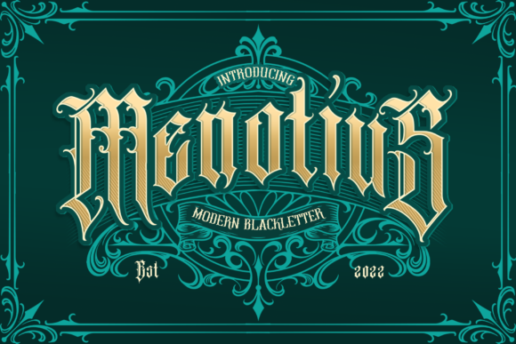 Menotius Font Review: A Bold Blackletter for Modern Brands