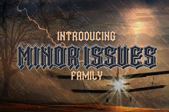 Minor Issues: A Designer's Take on Modern Blackletter