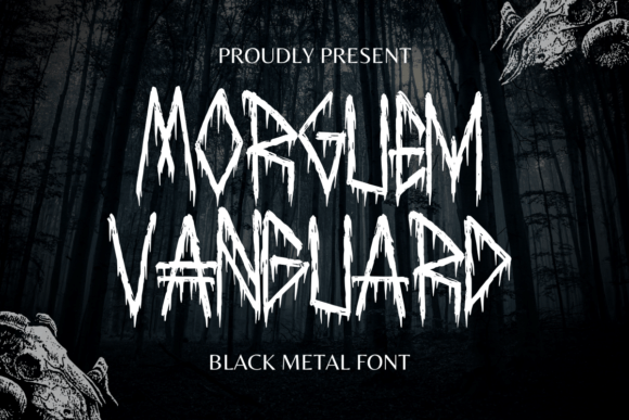 Morguem Vanguard: A Bold Blackletter Font for Branding