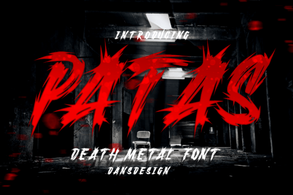 Patas Typeface: Bold Blackletter for Editorial Design