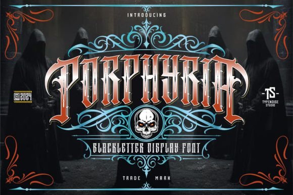 Porphyria Font: A Bold Blackletter for Brand Identity