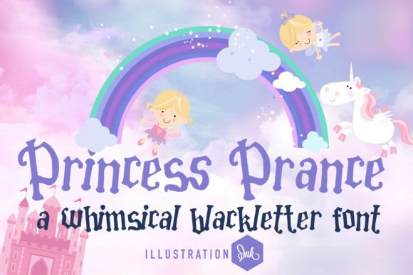 Princess Prance Font: A Whimsical Blackletter for Branding
