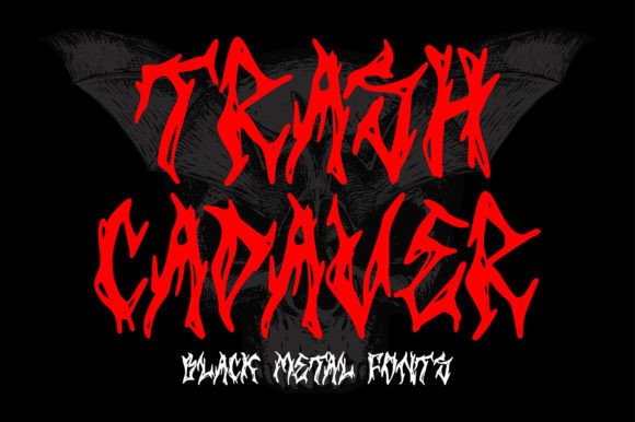 Trash Cadaver: A Bold Blackletter Typeface for Editors