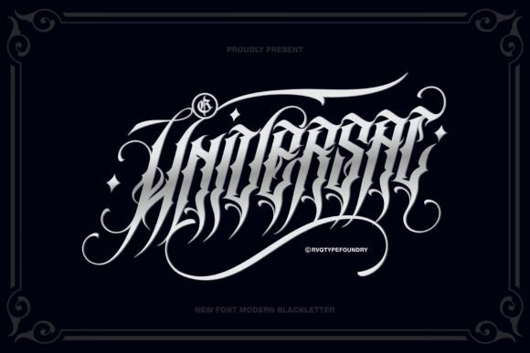 Universal Blackletter Font for Bold Branding